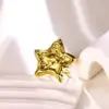 Wholesale PVD Coated Real Gold Plated Sun Star Heart Shape 304 Stainless Steel Hip-Hop Exaggerated Oversized Waterproof Non Tarnish Open Rings