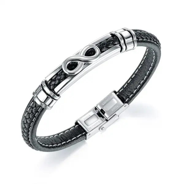 Wholesale Street Leather Bracelet Unisex Adjustable Wristband Accessory Suitable For Daily Casual Wear