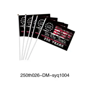 【20 Pieces】Solid Plastic Flag Poles 14*21cm / 250th026-DM-syq1004