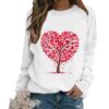 oly-c0a30334c2160a314aaae0327380351a Wholesale Trade Valentine's Day 3D Crewneck Sweat Women's Red Love Tree Women's Wear One Piece Hair