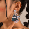 oly-c0c0f8befc5b92a8d844d2ac17754e1d Wholesale Fashion Trend Earrings Creative Acrylic Female Singer Mould Musician Pendant Earrings