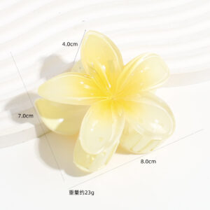 8CM egg flower (yellow)