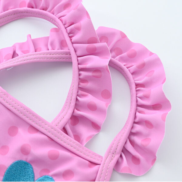 Wholesale Factory Children's Swimwear One-piece Girls Cartoon Swimwear Girls Big Kids Quick-drying Triangle Spring Swimwear