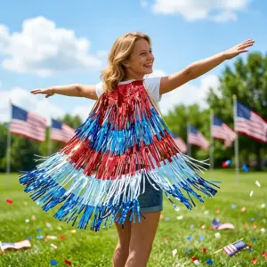 Wholesale Independence Day Costume Props For Stage Performances, Made With Durable PET Material