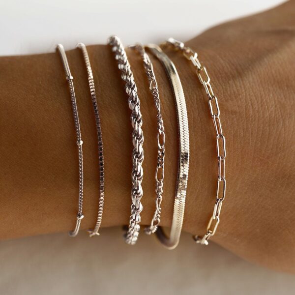 Wholesale suit Jewelry Personalized Bracelet Alloy Combination Bracelet Six-piece Set