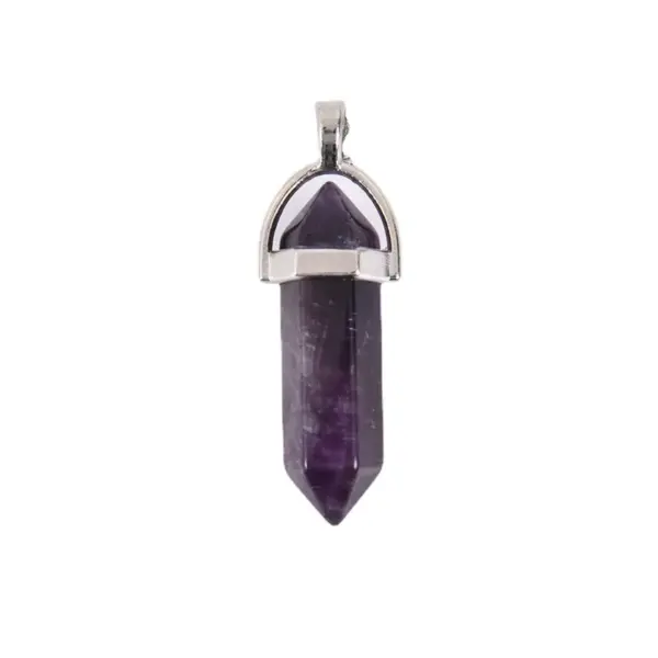 Wholesale Fashion Solid Color Natural Stone Pendant Necklace 1 Piece