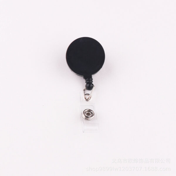 oly-c111f8dcd80b93911f14495468e5d012 Wholesale Glossy all-flat easy-pull buckle retractable buckle lanyard buckle metal back clip chest card easy-pull buckle