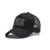Wholesale Europe And The United States New Baseball Cap Outdoor Sunshade Sunscreen American Flag Duck Tongue Net Cap Hat Wholesale