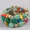 oly-c13d710c642316ef2e0ac3212a6b0a1b Wholesale Vintage Style Simple Style Geometric UV Plating Golden Plated Beaded Beaded Chain Beaded Bracelets Wholesale