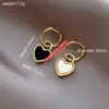 Wholesale PVD Coated Real Gold Plated 18K Gold Heart Shape 304 Stainless Steel Casual Simple Style Waterproof Non Tarnish 304 Stainless Steel Earrings