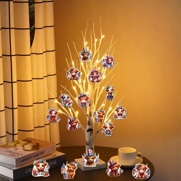 Wholesale Alpine Bull American Holiday Party Gift Decoration Paper Home Decoration Accessories