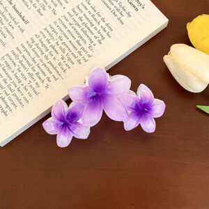 11cm three flowers [purple]