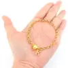 Wholesale Universal Electroplated 18K Real Gold Personalized Fashion Initial Heart Magnet Clasp Women's 201 Stainless Steel Chain Bracelet