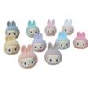 Wholesale cartoon flocking resin small pendant cloth ugly cute doll doll blind box small gift