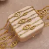 Wholesale 18K Gold Plated 304 Stainless Steel Vacuum Electroplating (In Furnace) Sweater Chain Necklace Hypoallergenic Unisex Splicing Embossed Paperclip Chain Cable Chain/Cross Chain/O Chain Daily Party Bar