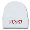 Wholesale Valentine's Day XOXO embroidery knitted hat for men and women couples autumn and winter warm wool hat leisure all-match cold hat tide