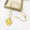 Wholesale Elegant hip hop underwater world necklace pendant 18K gold stainless steel necklace fashionable and elegant