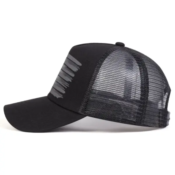 Wholesale American Flag Casual Outdoor Women's Baseball Cap With Curved Brim, Polyester Material Featuring Printing