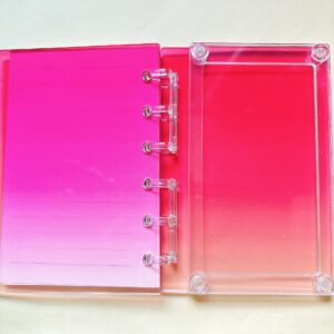 A7-pink gradient small book (with inner page and buckle)