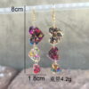 oly-c29254e167fa76dd4f615dba7de7cdea Wholesale acrylic sequins asymmetric heart-shaped triple love personality simple retro earrings earrings color
