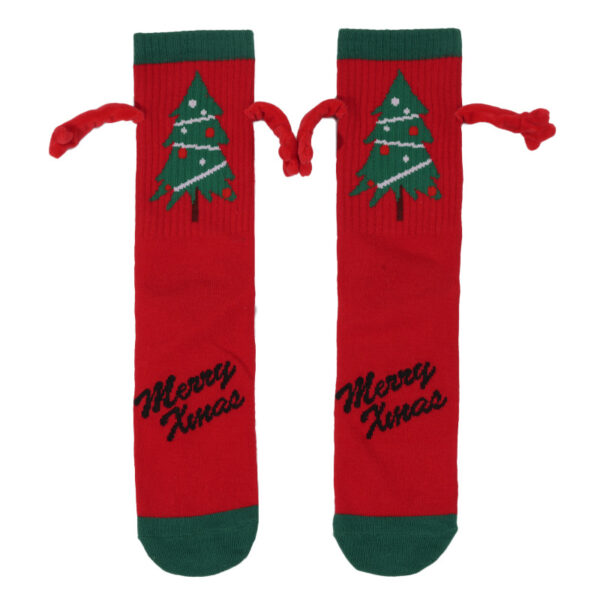 Wholesale Autumn and winter Christmas hand socks red tube socks couples warm cotton socks Christmas hand socks socks