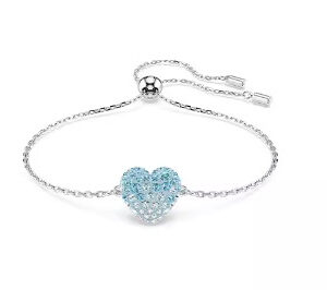 Love gradient blue push-pull bracelet