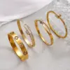 oly-c2c89fa3e96a3c6dad07eaa279b766d6 Wholesale Fashionable Round Openable Bracelet 304 Stainless Steel Plated With Water Diamonds Women's Casual Holiday Modern Style Jewelry