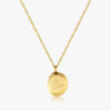 oly-c2d457600550dc0215c96ae01f54630e Wholesale XL350 simple all-match brushed fog Golden English text irregular small gold block necklace clavicle chain titanium steel plated 18K
