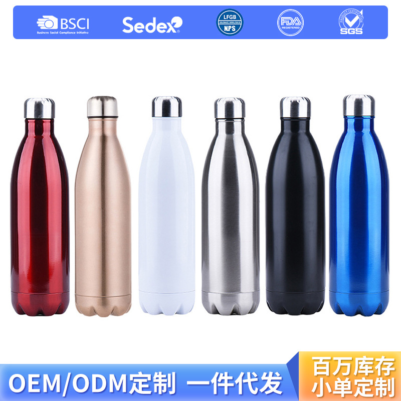 Wholesale 40 Bingba Car Cup Sports Outdoor Coke Bottle 304 Stainless Steel Thermos Cup Large Capacity Portable Car Water Cup