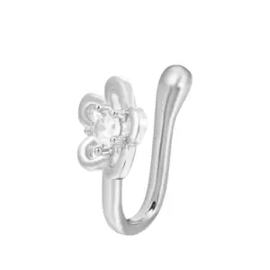 12 White K Small Flower G-112