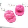 oly-c30a10abe99bac9a4dd1daf44787f890 Wholesale powder hard-top cap baseball cap keychain cute pendant gift
