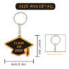 oly-c326c2aed138e5f891f72ac253dac4a0 Wholesale Graduation Season Bachelor's Hat Keychain Pendant Acrylic Flat Double-Sided Decorative Gift