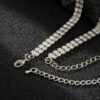 oly-c3315e5dbb9f4be7cf779dd1f67f36ec Wholesale promotion personality necklace fashion simple double-layer rhinestone necklace adjustable collar necklace