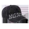 oly-c3518fba7495c72865a409cd1ef6c6c3 Wholesale American Style Retro Washed Handwritten Letter Baseball Cap Women's Wide Brim Big Head Face Small Soft Top Duck Tongue Hat for Men