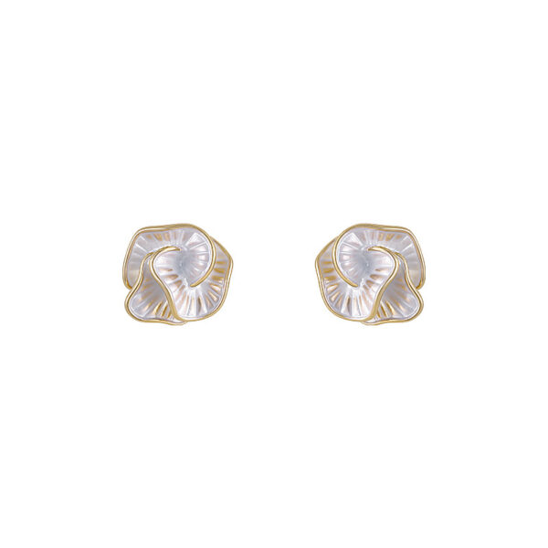 oly-c39ad123ee003b06faa91169431ed5fc Wholesale S925 Silver Needle Light Luxury Niche Camellia Earrings Women's Trendy Cold Style High-end Fashion French Flower Ear Jewelry