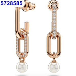 Rose gold hoop earrings
