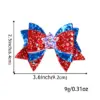 Wholesale 75th National Day Bow Hair Clip Onion Pink Swallowtail Star Hair Clip Festival Party Hair Accessory Shiny Sequins