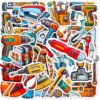 Wholesale Big Sale 50 Tools Dabi Collage Paper Kidsren's Cartoon Electric Drill Saw Ax Repair Tool Kit