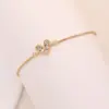 Wholesale Romantic Simple Style Heart Shape Copper Plating Inlay 18k Gold Plated Bracelets