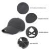 oly-c3ccb0acfa04dc46d7e8b2e0e294700c Wholesale Women’s Baseball Cap, Outdoor Sports Ponytail Baseball Cap, Breathable Mesh Duckbill Cap