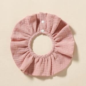 Dark pink (round saliva towel)