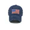 Wholesale Women's Classic Style American Flag Embroidery Curved Eaves Baseball Cap