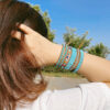 oly-c41251af308c9c2fcd764166ef714d00 Wholesale hand-woven turquoise beaded bracelet rope women's multi-layer ethnic wind winding bracelet vintage jewelry