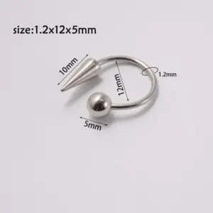 Steel Ball Horseshoe-1.2*12 * 5mm / As Shown in the Figure