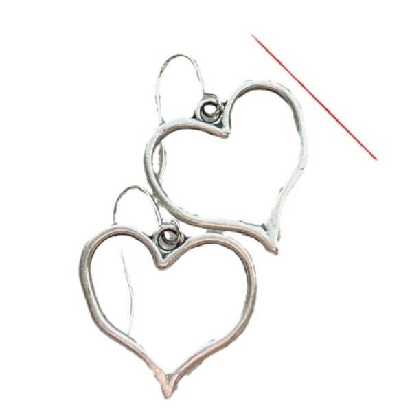 oly-c42e0b1167a82ceb61ba13bd9d86a4b5 Wholesale Cafe billion Valentine's Day love shape retro do old coin color alloy earrings retro style