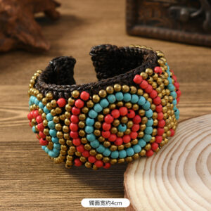 Braided natural stone bracelet (style 6)