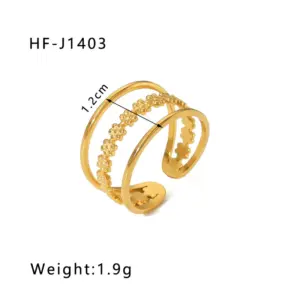 HF-J1403-Gold / Adjustable Opening