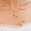 Wholesale Women's Necklace Vintage French Style Copper Embedded Zirconia Bees Pendant Oil Enameled Personalized Luxury Stainless Steel Chain