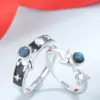 oly-c46e7a7213bcdb78c376ac0c785ed990 Wholesale Fashion Astronaut Copper Inlay Artificial Gemstones Rings 1 Piece