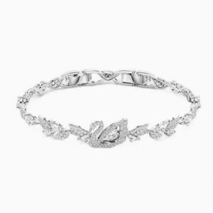 Smart white swan bracelet